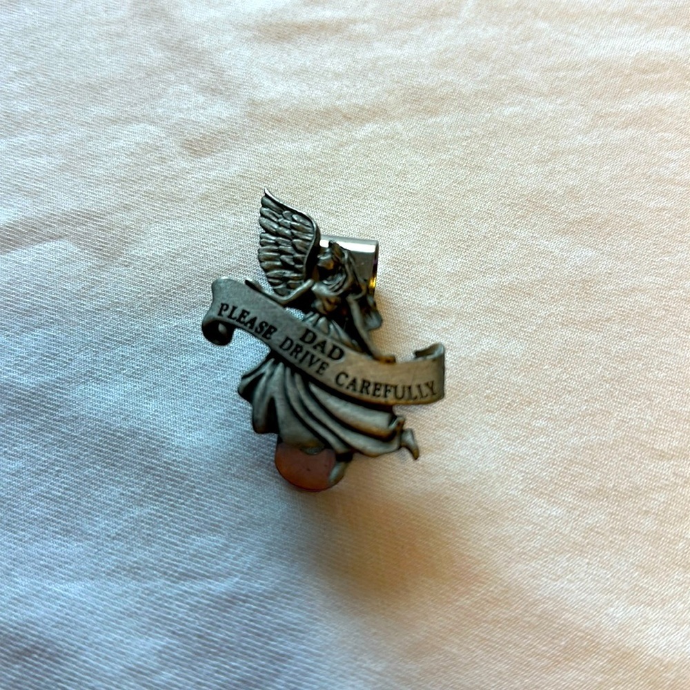 Metal Guardian Angel Clip